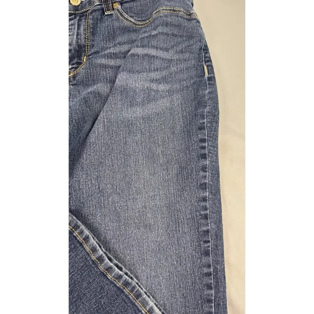 Signature Levi Strauss Bootcut Jeans Womens 32x34 Blue Wash Mid Rise Stretch
